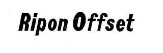 RIPON OFFSET logo