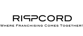 RIPPCORD WHERE FRANCHISING COMES TOGETHER! logo