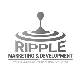 RIPPLE MARKETING & DEVELOPMENT LLC YOUR NEIGHBORHOOD VALUE ENRICHMENT SYSTEM logo