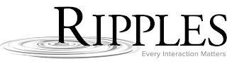 RIPPLES EVERY INTERACTION MATTERS logo