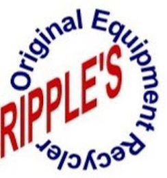 RIPPLE'S ORIGINAL EQUIPMENT RECYCLER logo