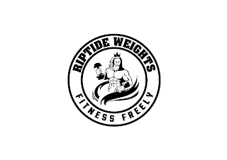 RIPTIDE WEIGHTS FITNESS FREELY logo