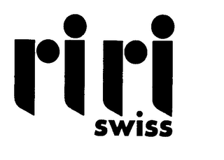 RIRI SWISS logo