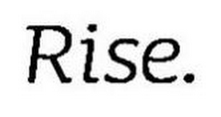 RISE. logo