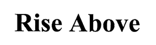 RISE ABOVE logo