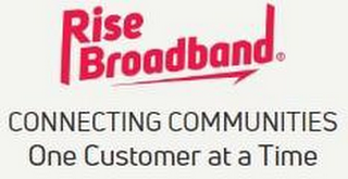 RISE BROADBAND CONNECTING COMMUNITIES ONE CUSTOMER AT A TIME logo