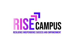 RISE CAMPUS RESILIENCE INDEPENDENCE SUCCESS AND EMPOWERMENT logo