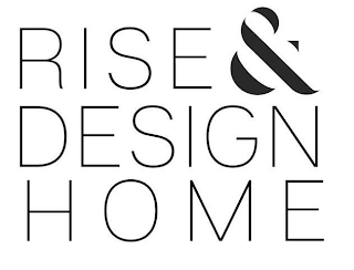 RISE & DESIGN HOME logo