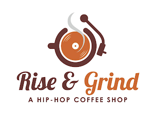 RISE & GRIND HIP - HOP COFFEE SHOP logo