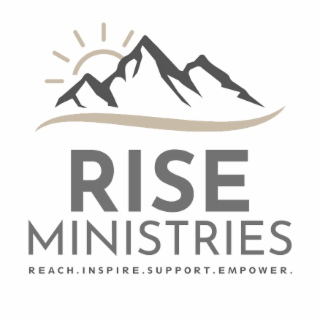 RISE MINISTRIES REACH. INSPIRE. SUPPORT. EMPOWER. logo