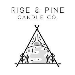 RISE & PINE CANDLE CO. logo