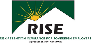 RISE RISK-RETENTION INSURANCE FOR SOVEREIGN EMPLOYERS A PRODUCT OF SAFETY NATIONAL logo