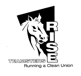 RISE TEAMSTERS RUNNING A CLEAN UNION logo