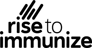 RISE TO IMMUNIZE logo
