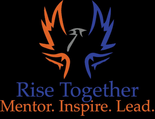 RISE TOGETHER MENTOR. INSPIRE. LEAD logo