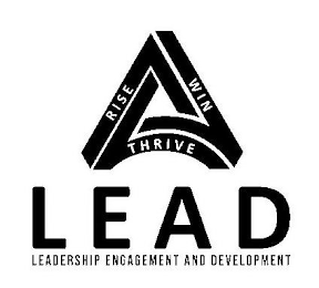 RISE WIN THRIVE LEAD LEADERSHIP ENGAGEMENT AND DEVELOPMENT logo