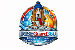 RISEGUARD360 RESPECT INTEGRITY SERVICE EXCELLENCE logo