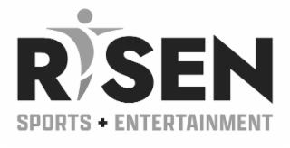 RISEN SPORTS + ENTERTAINMENT logo