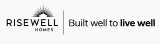 RISEWELL HOMES BUILT WELL TO LIVE WELL logo