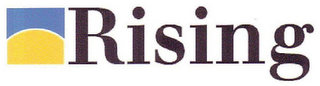 RISING logo