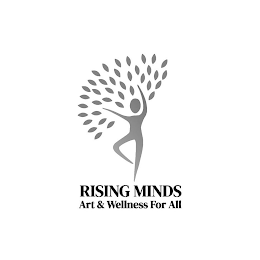 RISING MINDS ART & WELLNESS FOR ALL logo