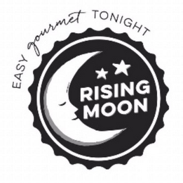 RISING MOON EASY GOURMET TONIGHT logo