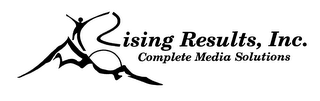 RISING RESULTS, INC. COMPLETE MEDIA SOLUTIONS logo