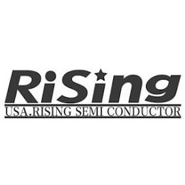 RISING USA RISING SEMI CONDUCTOR logo