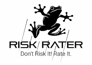 RISK RATER DON'T RISK IT! RATE IT. logo