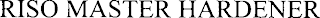 RISO MASTER HARDENER logo