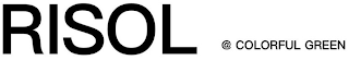 RISOL @ COLORFUL GREEN logo
