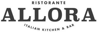 RISTORANTE ALLORA ITALIAN KITCHEN & BAR logo