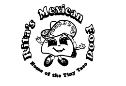 RITA'S MEXICAN FOOD HOME OF THE TINY TACO logo