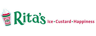 RITA'S RITA'S ICE · CUSTARD · HAPPINESS logo