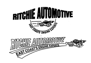 RITCHIE AUTOMOTIVE EAST COAST'S ENGINE EXPERTS logo