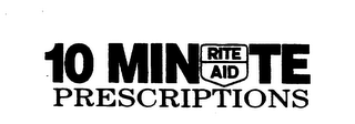 RITE AID 10 MINUTE PRESCRIPTIONS logo