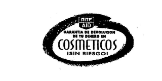 RITE AID GARANTIA DE DEVOLUCION DE TU DINERO EN COSMETICOS ISIN RIESGO! logo