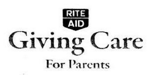 RITE AID GIVING CARE FOR PARENTS logo