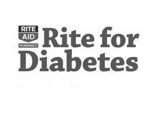 RITE AID PHARMACY RITE FOR DIABETES logo