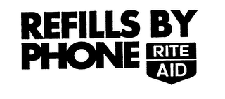 RITE AID REFILLS BY PHONE logo