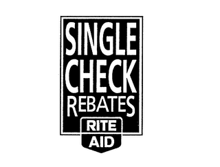 RITE AID SINGLE CHECK REBATES logo