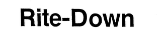 RITE-DOWN logo