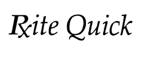 RITE QUICK logo