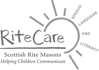 RITECARE SCOTTISH RITE MASONS HELPING CHILDREN COMMUNICATE SPEECH LANGUAGE AND LITERACY logo