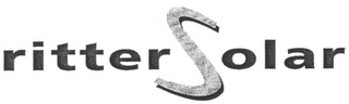 RITTER SOLAR logo