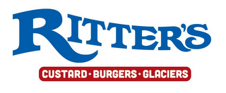 RITTER'S CUSTARD · BURGERS · GLACIERS logo