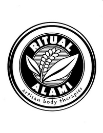 RITUAL ALAMI ARTISAN BODY THERAPIES logo