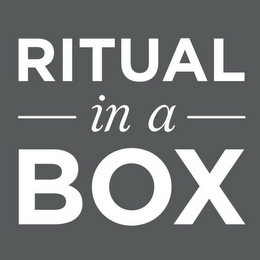 RITUAL IN A BOX logo