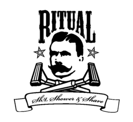 RITUAL SH!T, SHOWER AND SHAVE logo