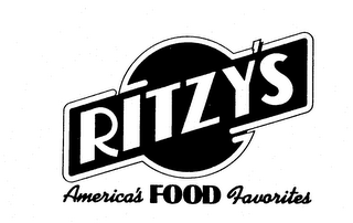 RITZY'S AMERICA'S FOOD FAVORITES logo